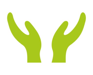 Yaprak simgesi. Eko ve yeşil tasarım. vektör grafiği