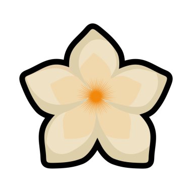 Bahçe tasarımı. Çiçek simgesi. vektör grafiği