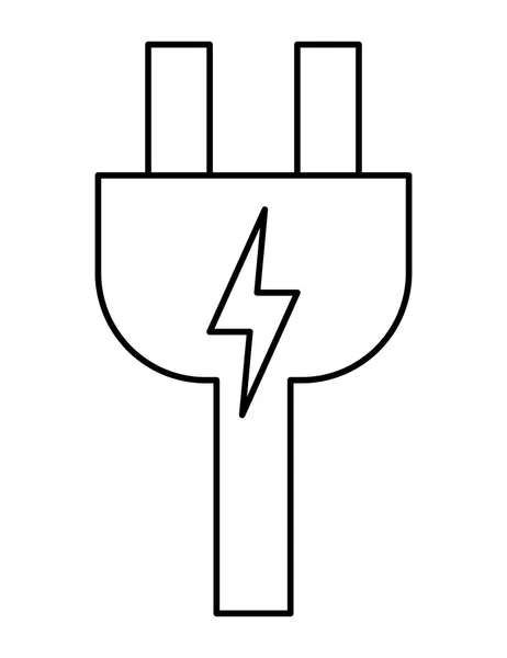 Icono de batería. Diseño energético. gráfico vectorial — Archivo Imágenes Vectoriales