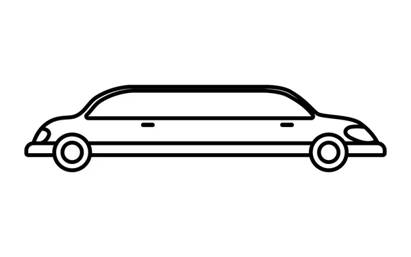 Icône de limousine. conception de transport. graphique vectoriel — Image vectorielle