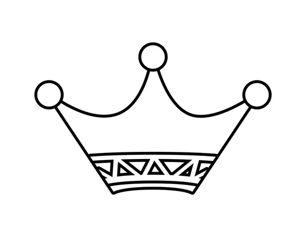 Icono de corona. Vip y diseño de lujo. gráfico vectorial — Archivo Imágenes Vectoriales