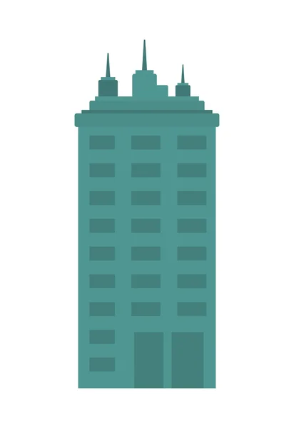 Icono de torre de construcción. Diseño urbano y urbano. gráfico vectorial — Vector de stock