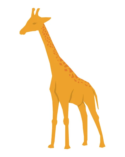 Icono animal africano. diseño de jirafa. gráfico vectorial — Archivo Imágenes Vectoriales