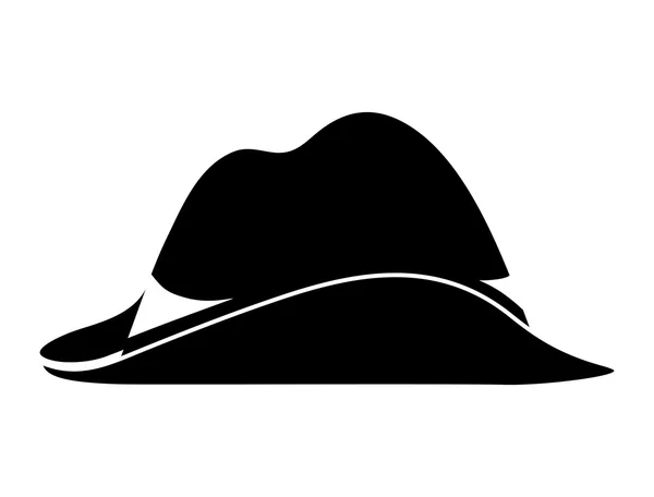 Icône chapeau. conception de vêtements masculins. graphique vectoriel — Image vectorielle
