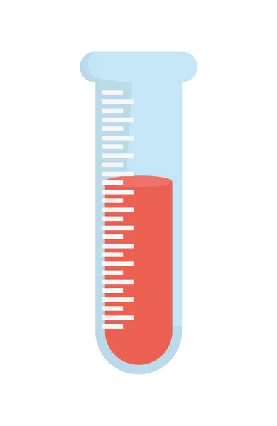 Laboraty buis ontwerp. Het pictogram van de wetenschap. vectorafbeelding — Stockvector