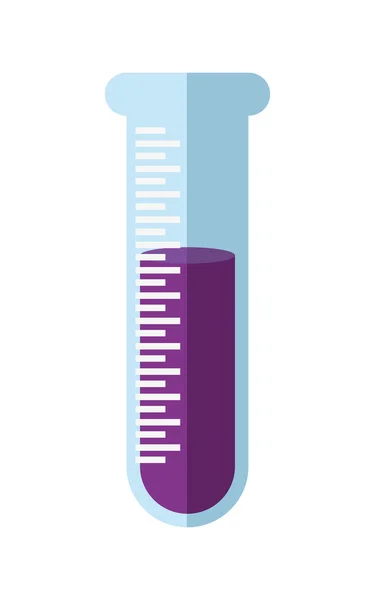 Laboraty buis ontwerp. Het pictogram van de wetenschap. vectorafbeelding — Stockvector