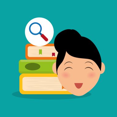 Eğitim tasarım. Üniversite simgesi. Derma ve izole illust