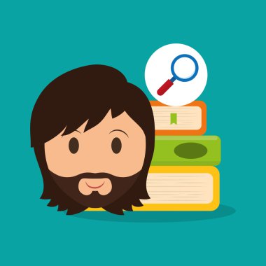 Eğitim tasarım. Üniversite simgesi. Derma ve izole illust