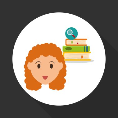 Eğitim tasarım. Üniversite simgesi. Derma ve izole illust