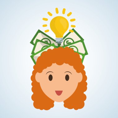 Para tasarım kaydedin. Mali madde. Derma illüstrasyon, vecto