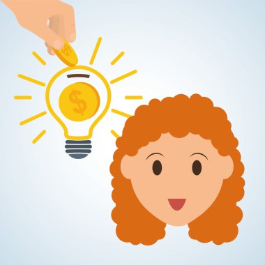 Para tasarım kaydedin. Mali madde. Derma illüstrasyon, vecto