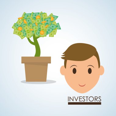 Yönetim tasarım. Kişi simgesi. İzole illüstrasyon