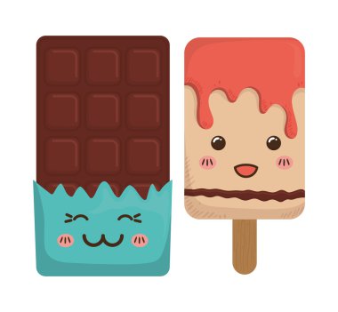 Sweet design. Dessert icon. Colorfull illustration, vector graph