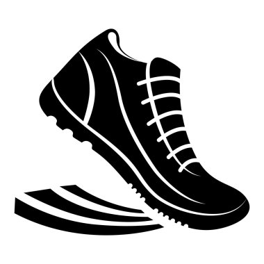 koşu ayakkabıları tasarımı. spor kavramı, vektör grafik