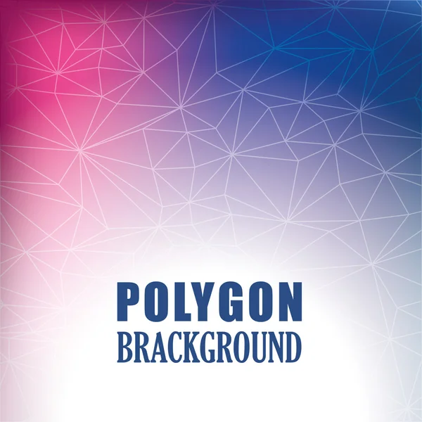 Background design. Polygon icon. Abstract and Colorfull illustra — Stock vektor