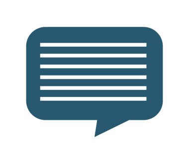 Balonu simgesinin. İletişim tasarımı. vektör grafiği