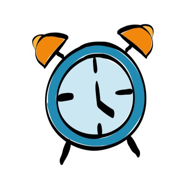 Saat simgesi. Zaman tasarımı. vektör grafiği