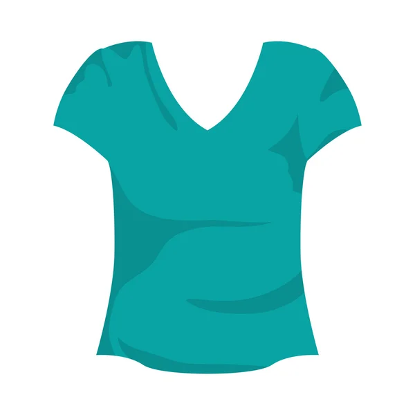 T-Shirt-Symbol. Stoffkonzeptgestaltung. Vektorgrafik — Stockvektor