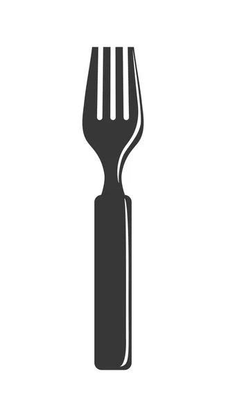 Cubiertos tenedor icono. Diseño de menú. gráfico vectorial — Archivo Imágenes Vectoriales