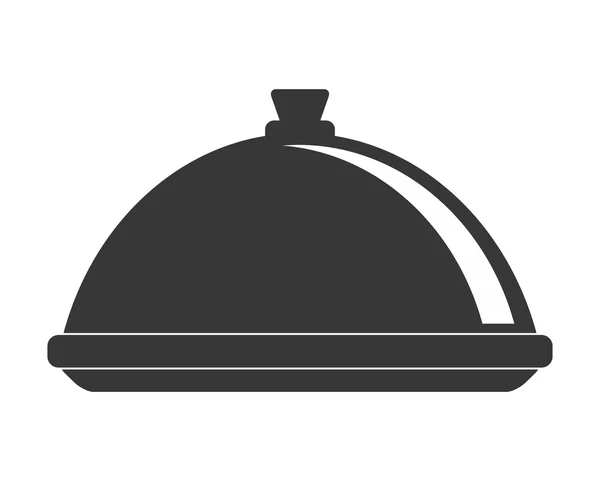 Icono de placa. Diseño de menú. gráfico vectorial — Vector de stock