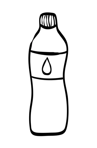 Vatten drink ikon. Ekologiska och hälsosamma livsmedel design. vektor grafik — Stock vektor