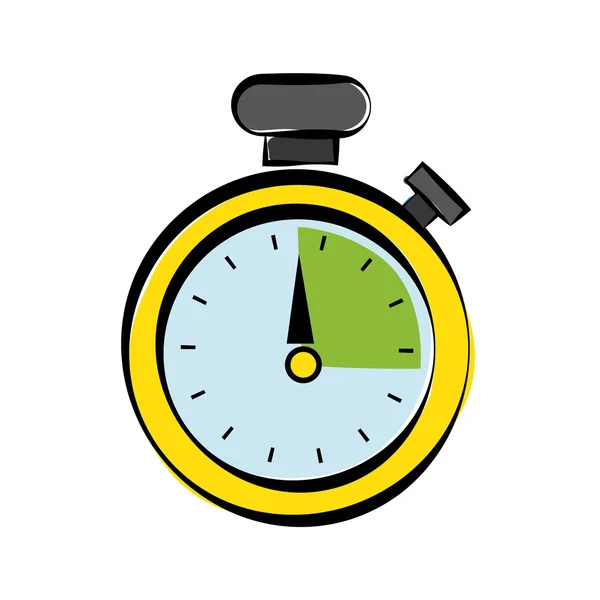 Chronometer icon. Time design. vector graphic — Stock Vector