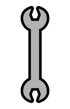 Wrench icon. Repair Tool design. vector graphic