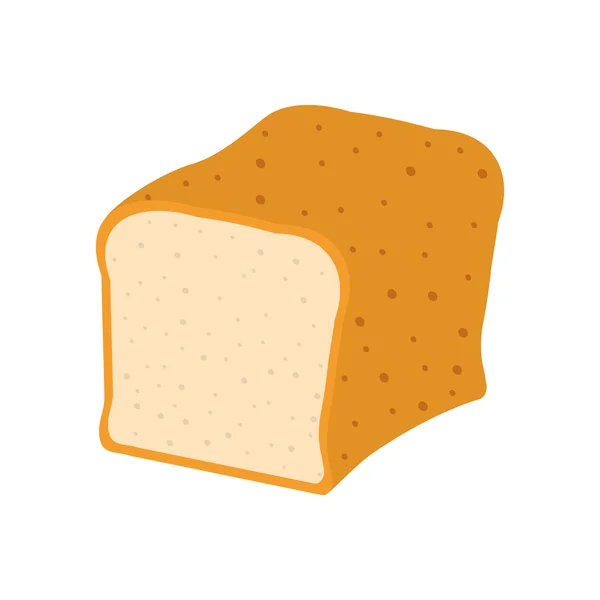 Brot Ikone. Bäckerei und Lebensmitteldesign. Vektorgrafik — Stockvektor