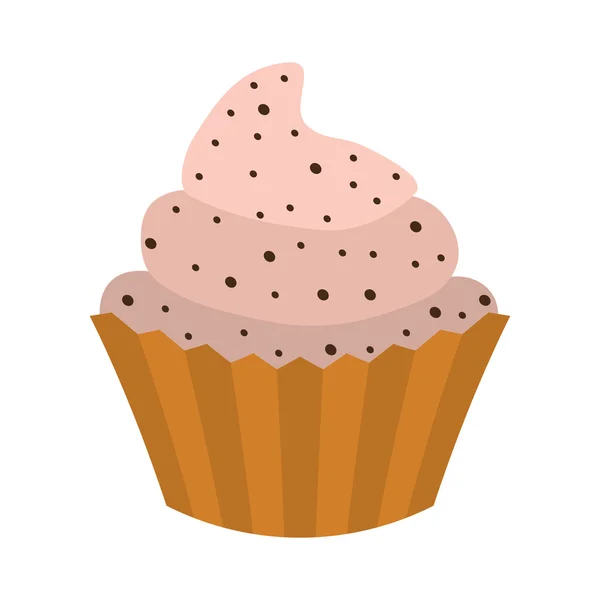 カップケーキ アイコン。甘い食品のデザイン。ベクター グラフィック — ストックベクタ