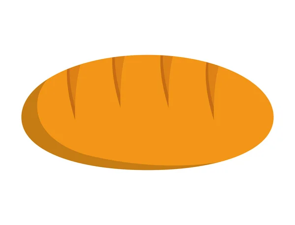 Icono de pan. Panadería y diseño de alimentos. gráfico vectorial — Vector de stock