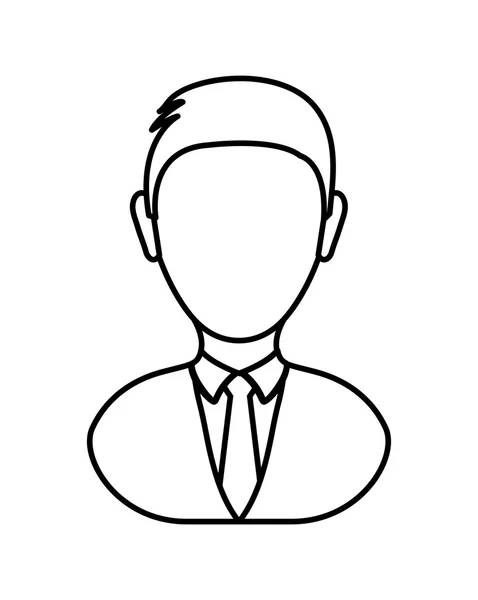 Avatar man icon. People design. vector graphic — Stock Vector