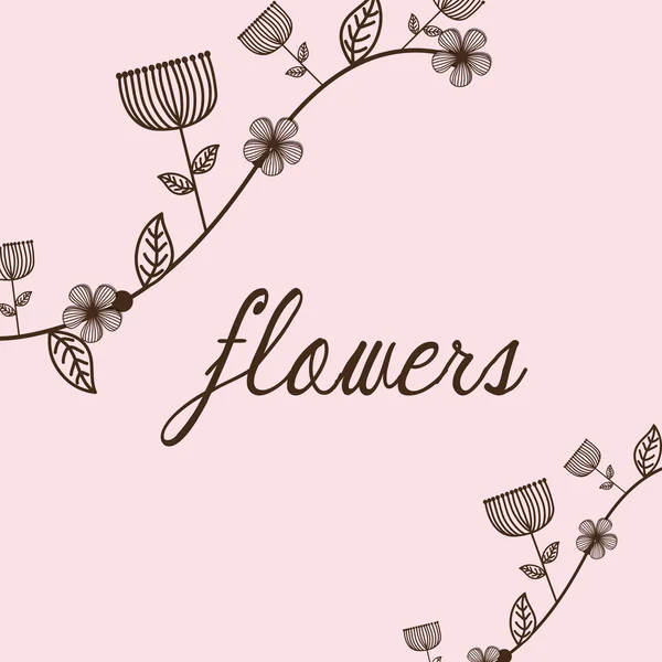 Квіти, квіткові картки — стоковий вектор