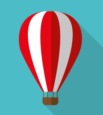 Sıcak hava balon grafik simge