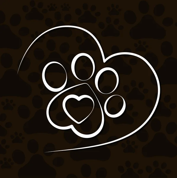 Animali pet shop grafico — Vettoriale Stock