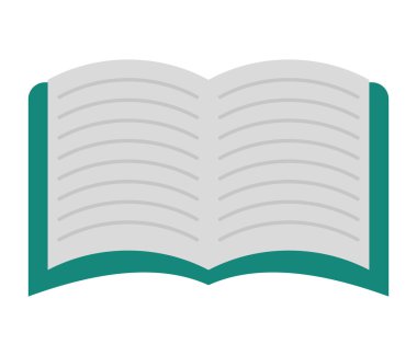 kitap simgesi. okuma dizayn. vektör grafiği