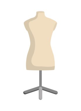 manken simge. Terzi ve dikiş. Vektör grafiği