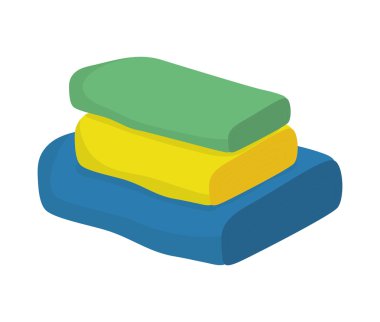 Tekstil simgesi. Terzi ve dikiş. Vektör grafiği