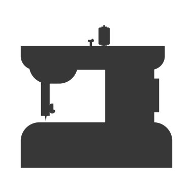 Makine. Terzi ve dikiş. Vektör grafiği
