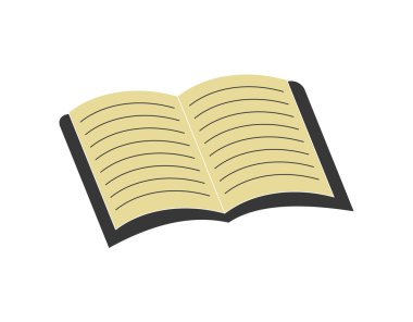 kitap simgesi. okuma dizayn. vektör grafiği