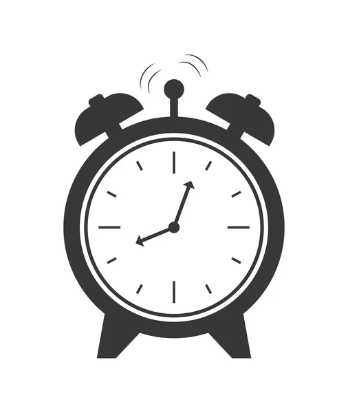 Icono del reloj. Diseño de tiempo. gráfico vectorial — Vector de stock