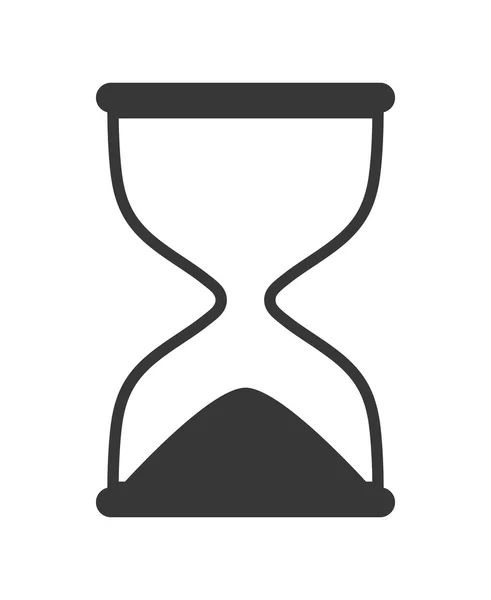 Icono de reloj de arena. Diseño del reloj. gráfico vectorial — Vector de stock