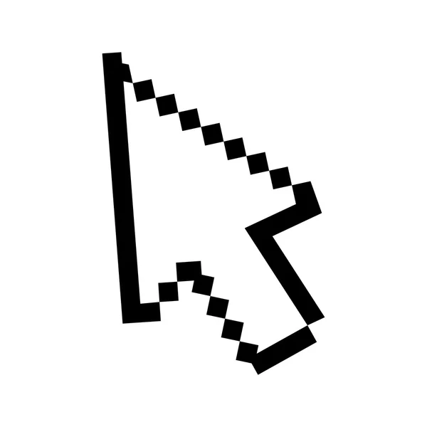 Het pictogram van de pijl. Richting ontwerp. vectorafbeelding — Stockvector