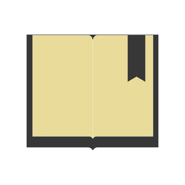 Icona del libro. disegno di lettura. grafica vettoriale — Vettoriale Stock