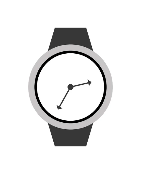 Saat simgesi. Zaman tasarımı. vektör grafiği — Stok Vektör