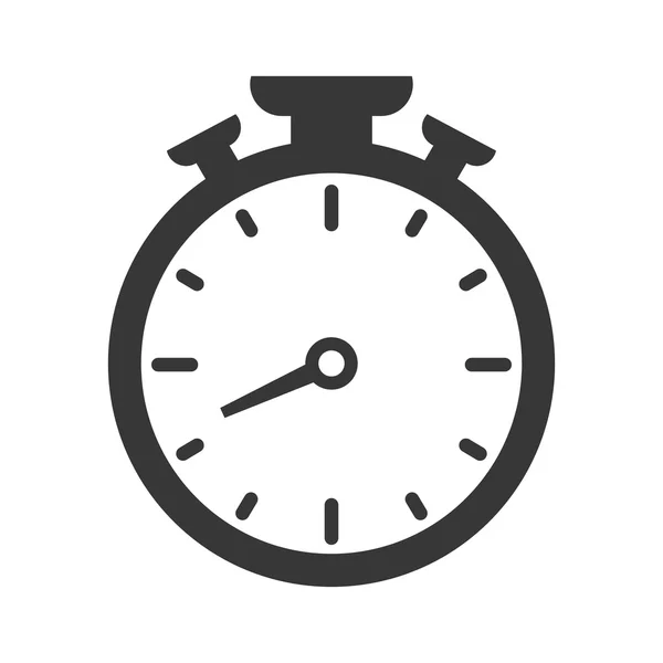 Chronometer pictogram. Ontwerp van de tijd. vectorafbeelding — Stockvector