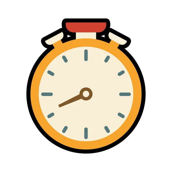 Kronometre simgesi. Zaman tasarımı. vektör grafiği — Stok Vektör