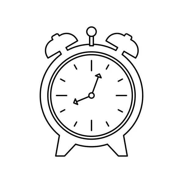 Icono del reloj. Diseño de tiempo. gráfico vectorial — Archivo Imágenes Vectoriales