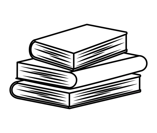 Icono del libro. Diseño de lectura. gráfico vectorial — Vector de stock