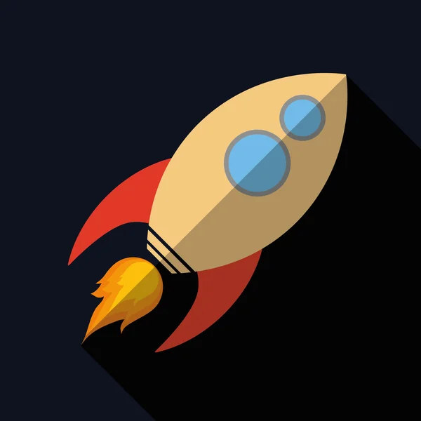 图标设计的火箭 — 图库矢量图片