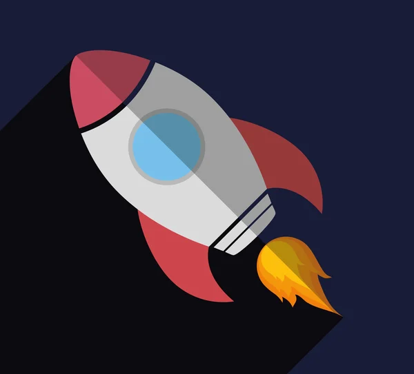 Design de ícones de foguete — Vetor de Stock